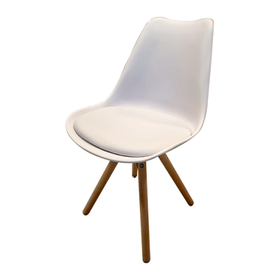 SEDIA IN POLIPROPILENE E LEGNO - SCANDINAVA